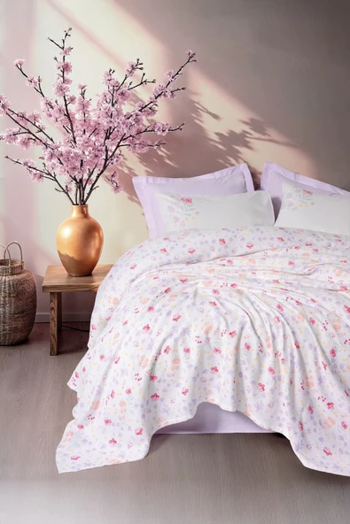 Cotton Box Estiva Çift Kişilik Pike Takımı Winsome Lila ürün görseli 1