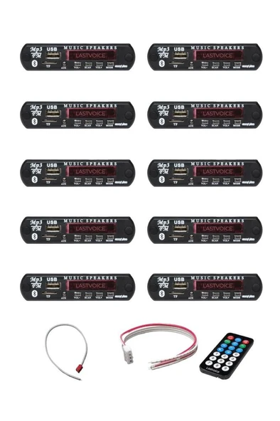 Lastvoice USB-BT-10X Bluetooth USB SD Kart ve FM Radyo Özellikli MP3 Decoder (10 Adet) ürün görseli 1