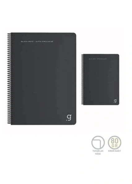 BLACK NOTE SP PP KAP DEF 17X24 80 YP KARELİ ürün görseli 1