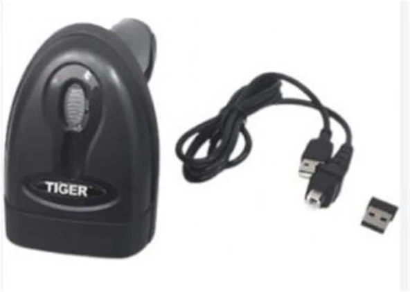 Tiger CS611-BT 1D CCD 2.4Ghz+Bluetooth Kablosuz Barkod Okuyucu ürün görseli 1
