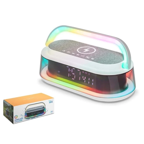 Hadron A913 Bluetooth Speaker Rgb Beyaz ürün görseli 1