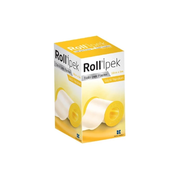 İpek 10 cm x 5 mt Tıbbi Flaster Çinko Oksitli Kauçuk Yapışkanlı ürün görseli 1