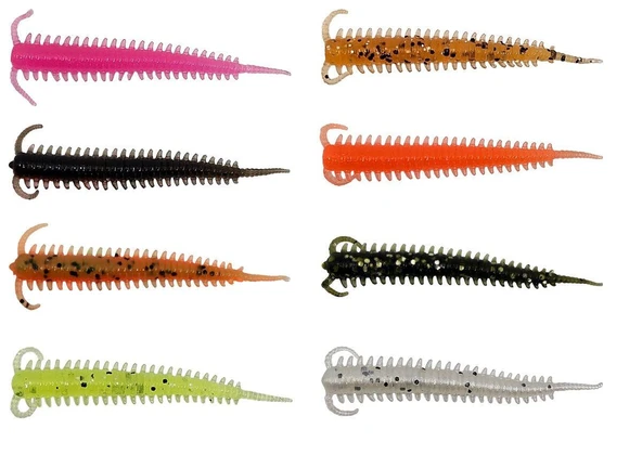 Kendo Silicon Worm 5cm 10 Adet ürün görseli 1