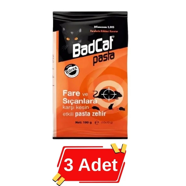 Badcat Fare Pastası 100 Gr x 3 Adet ürün görseli 1