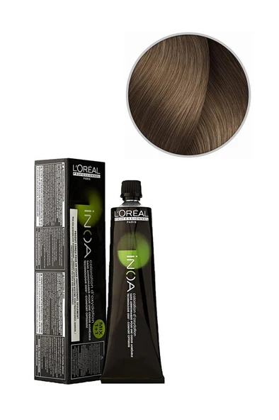 Loreal Professionnel Inoa 8.12 Açık Kumral Küllü İrize 60 gr Saç Boyası ürün görseli 1