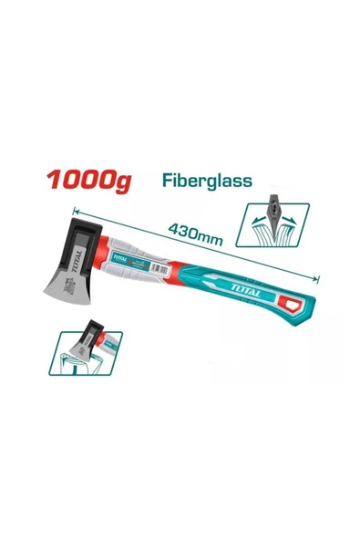 Fiberglas Saplı Yarma Balta 1000 Gr Yüksek Kalite NMS HIRDAVAT ürün görseli 1