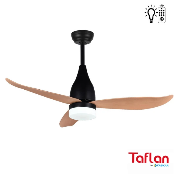 TAFLAN - KAŞKAR D52070 UZAKTAN KUMANDALI LAMBALI TAVAN VANTİLATÖRÜ ürün görseli 1
