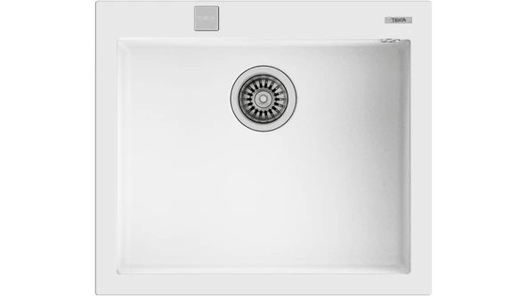 TEKA FORSQUARE 50.40 TEZGAH ÜSTÜ BEYAZ GRANİT EVYE ürün görseli 1