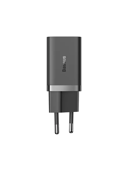Baseus GaN5 Pro 40 W Siyah Hızlı Şarj Adaptörü ürün görseli 1