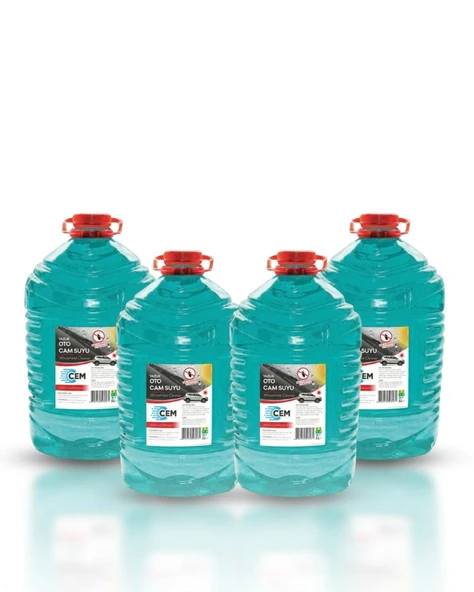 CEM CAR CARE Yazlık Cam Suyu 5 LT 4'Lü Avantaj Paket ürün görseli 1