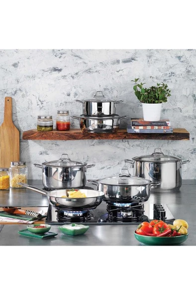 Held Çelik Derin Tencere 20 Cm 2 Parça-Inox - Resim 2
