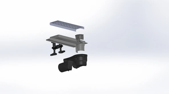 Duş kanalı 40 cm - Resim 2