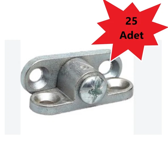 Kelebek Bağlantı, Çektirme Zamak-Metal Köşe Birleştirme Kelebek Bağlantı (25 Adet) ürün görseli 1