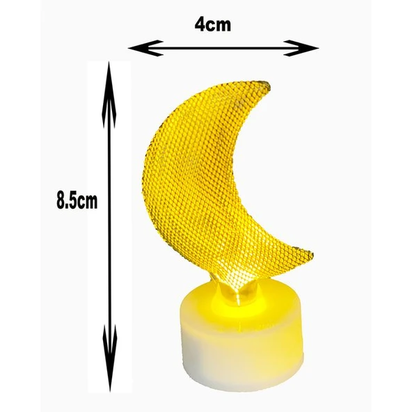 Dekoratif Led Lamba Metal Kaliteli Hediyelik  (Lisinya) - Resim 2