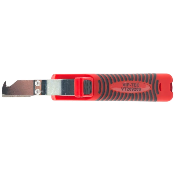 Vip-Tec VT209200 Profesyonel 170mm Kanca Bıçaklı Kablo Sıyırıcı Ø8-28mm ürün görseli 1