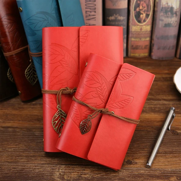 Mürekkepli Divit Kalem Ve Deri Defter - Resim 2