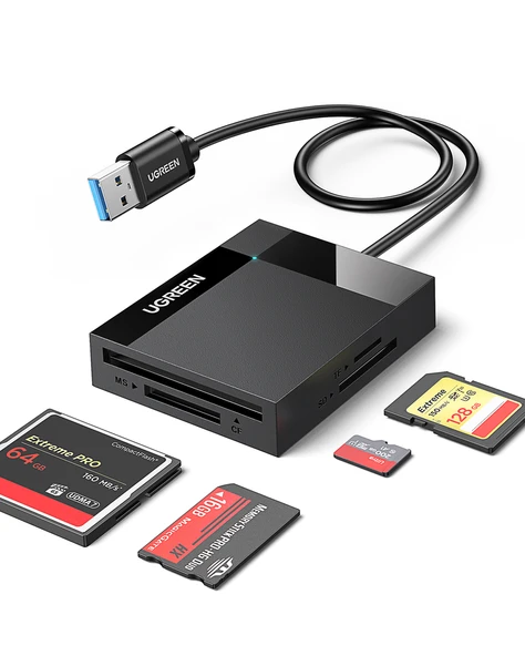 UGREEN 4-in-1 USB 3.0 Kart Okuyucu, 30333 ürün görseli 1