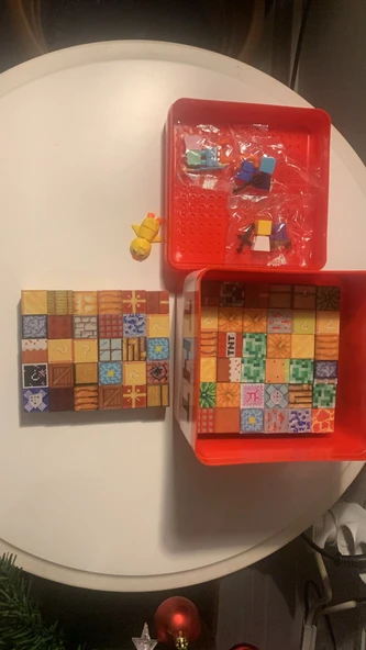 Minecraft Temalı 150 Parça Random Manyetik Blok Seti +6 karakter - Resim 2