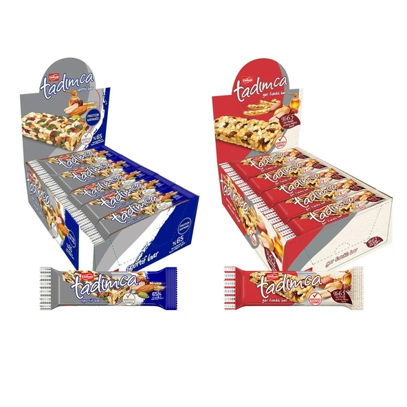 Tadım Sportif Bar 30 gr 20 li + Yer Fıstıklı Bar 30 gr 20 li Karma Paket ürün görseli 1