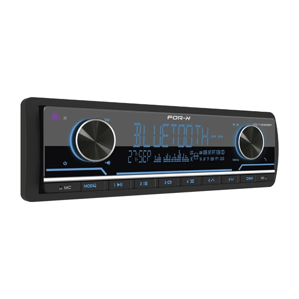 For-X Xq-7452dsp Oto Teyp 4x100 4 Kanal Amfi Çıkış 4v ürün görseli 1