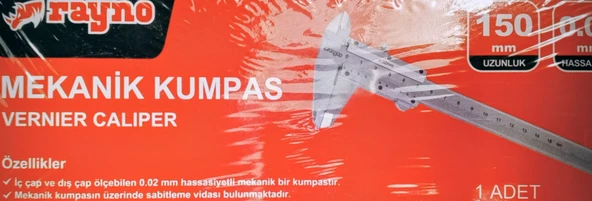 RAYNO MEKANİK KUMPAS 1500.02mm ürün görseli 1