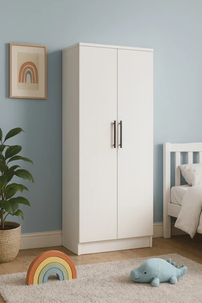 DEMEZLER MOBİLYA Modern 2 Kapaklı Gardırop ürün görseli 1