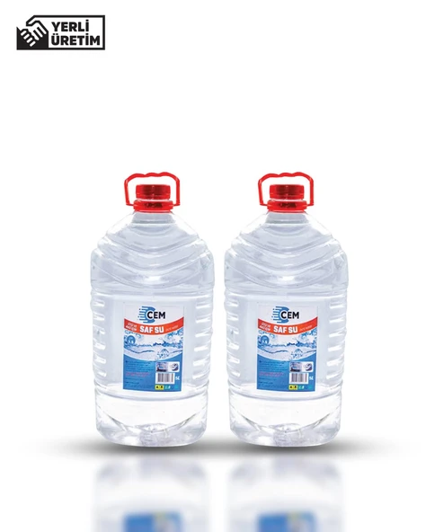 CEM CAR CARE Saf Su Ütü ve Akü Suyu 5 LT 2'Li Avantaj Paket ürün görseli 1