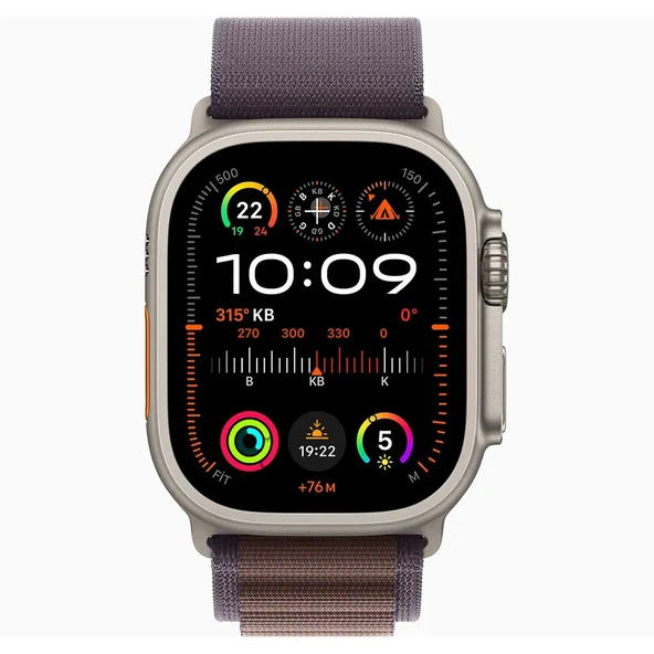 APPLE WATCH ULTRA 2 TİTANYUM (GPS + Cellular) 49MM VİTRİN ürün görseli 1