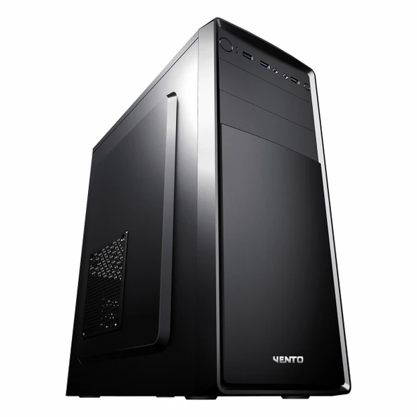 Vento VS121S 300W USB 3.2 ATX Mid Tower Siyah Kasa ürün görseli 1
