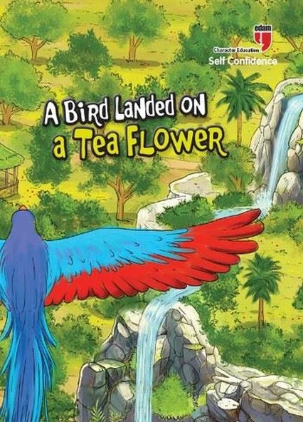 A Bird Landed on a Tea Flower - Self Confidence ürün görseli 1