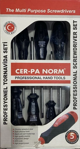 CERPA TORNAVİDA TAKIMI 7 LI TORX 1001224700 ürün görseli 1