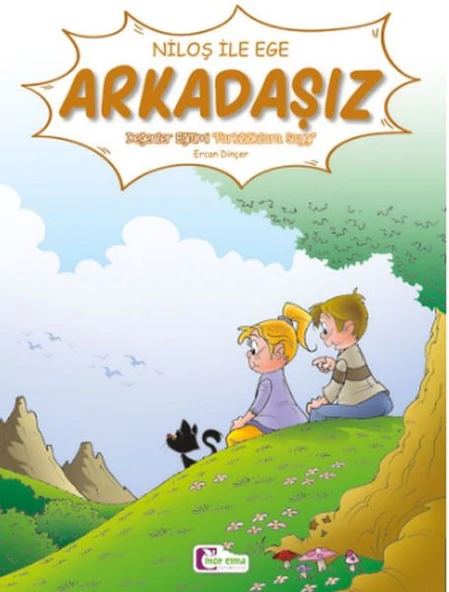 Niloş İle Ege - Arkadaşız 35*50 Kuşe Kağıt -Renkli Hikaye ürün görseli 1