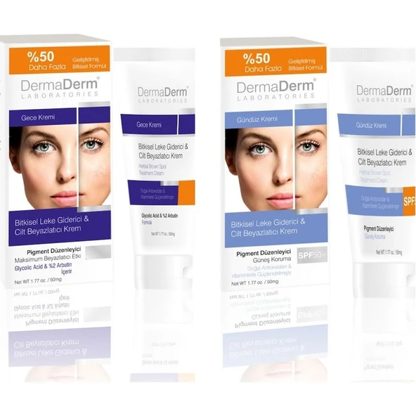 Dermaderm Gece Kremi  + Dermaderm Gündüz Kremi ürün görseli 1