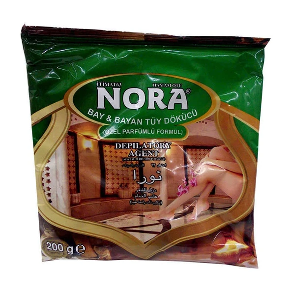 Nora Tüy Dökücü Toz Hamam Otu Bay Bayan Tkrb.170-200 Gr X 10 Paket ürün görseli 1
