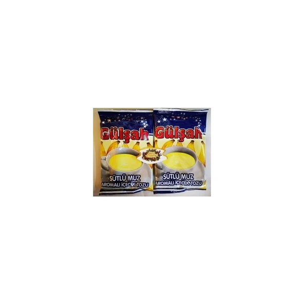 Gülşah Sütlü Muz Aromalı İçecek Tozu 250 gr x 2 ürün görseli 1