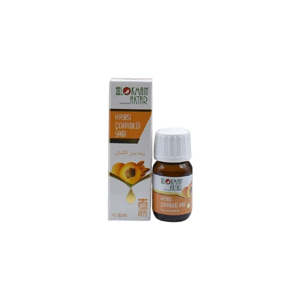 DVD Lokman Aktar Kayısı Çekirdeği Yağı 20 ml ürün görseli 1