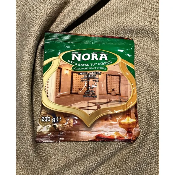 Nora Bay Bayan Tüy Dökücü Kokusuz Özel Parfümlü Hamam Otu Depilatory Agent 200 gr ürün görseli 1