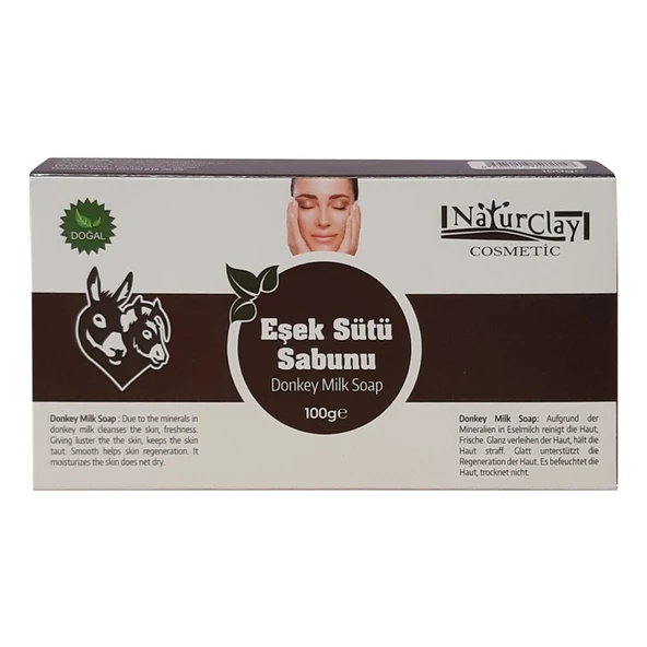 Naturclay Eşek Sütü Sabunu 100 gr 2 Adet ürün görseli 1