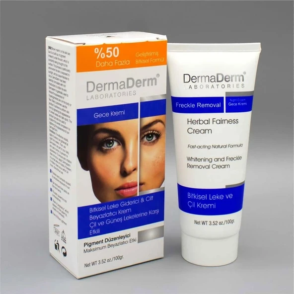 Dermaderm Bitkisel Leke Kremi  Gece Kremi 100 gr ürün görseli 1