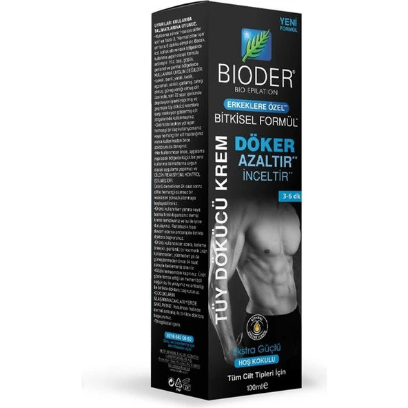 Bioder Erkek Tüy Dökücü Krem 100 ml ürün görseli 1