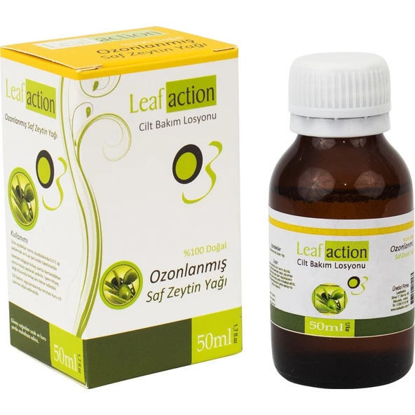 Leaf Action Ozon Yağı Ozonlanmış Zeytin Yağı 50 ml ürün görseli 1