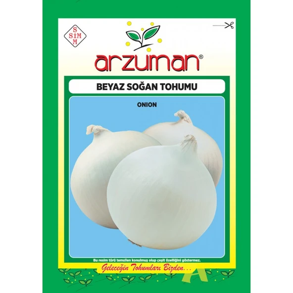 Arzuman Beyaz Soğan Sebze Tohum-5gr ürün görseli 1