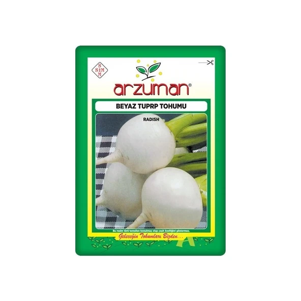 Arzuman Beyaz Turp Tohumu (25 Gr) ürün görseli 1