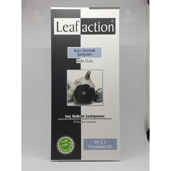 Leaf Action Kara Sarımsak Şampuanı 400 ml ürün görseli 1
