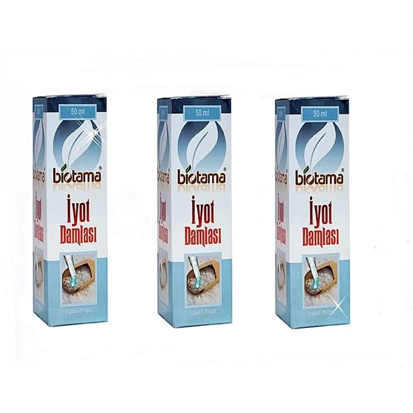 Biotama Iyot Damlası 50 ml x 3 Adet ürün görseli 1