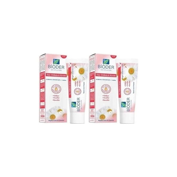 Bioder Tüy Dökücü Azaltıcı Krem 100 ml Kadın 2 Kutu ürün görseli 1