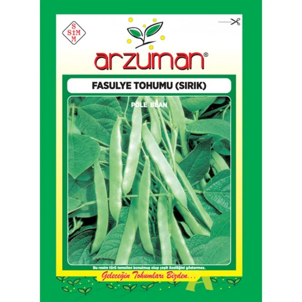 Arzuman Sebze Sırık Fasulye Tohum 50 gr ürün görseli 1