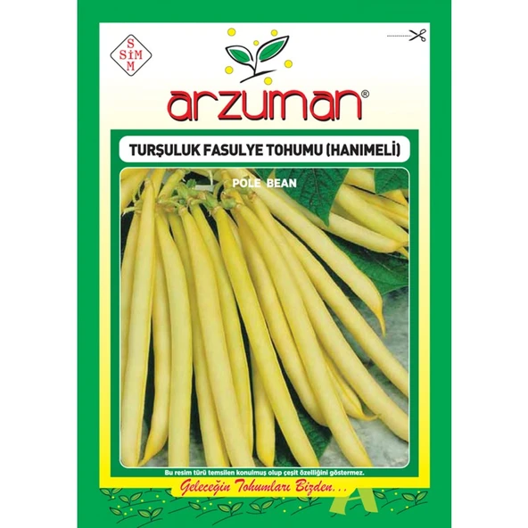 Arzuman Turşuluk Fasulye Tohum Hanımeli 50 gr ürün görseli 1