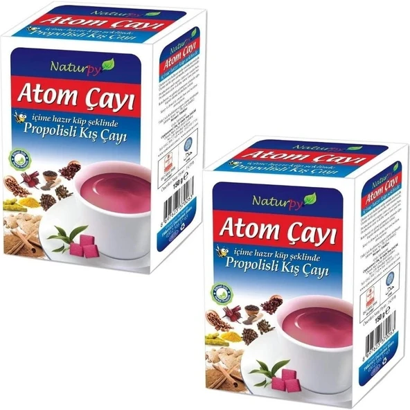 Xnews Naturpy Atom Propolisli Küp Kış Çayı 150 gr x 2 Adet ürün görseli 1