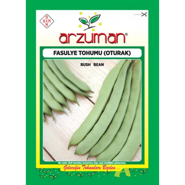 Arzuman Sebze Oturak Fasulye Tohum 50 gr ürün görseli 1